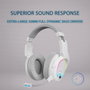 Mars Gaming MHW100 Auriculares Gaming Inalámbricos ARGB Blanco
