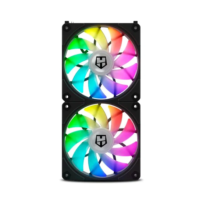 NOX Hummer Easy Link Kit de 3 Ventiladores ARGB PWM de 120mm para Caja de PC - Conexión sin Cables, Negro NOX Hummer Easy Link Kit de 3 Ventiladores ARGB PWM de 120mm para Caja de PC - Conexión sin Cables, Negro