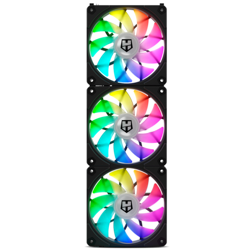 Nox Hummer Easy Link Kit de 3 Ventiladores ARGB Negros