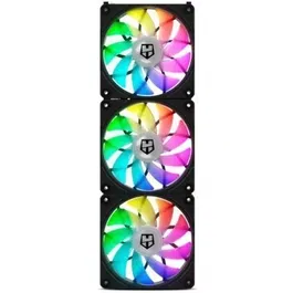 Nox NXHUMMEREASYLINKBK Pack 3 Ventiladores Easy Link ARGB 12cm Conexión sin Cables