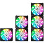 Nox Hummer Easy Link Kit de 3 Ventiladores ARGB Negros