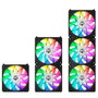 Nox Hummer Easy Link Kit de 3 Ventiladores ARGB Negros