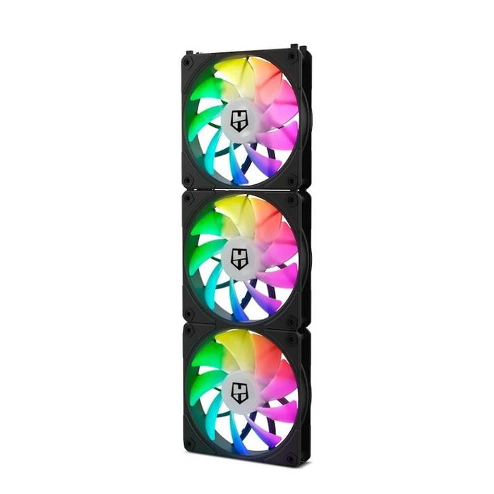 Nox Hummer Easy Link Kit de 3 Ventiladores ARGB Negros