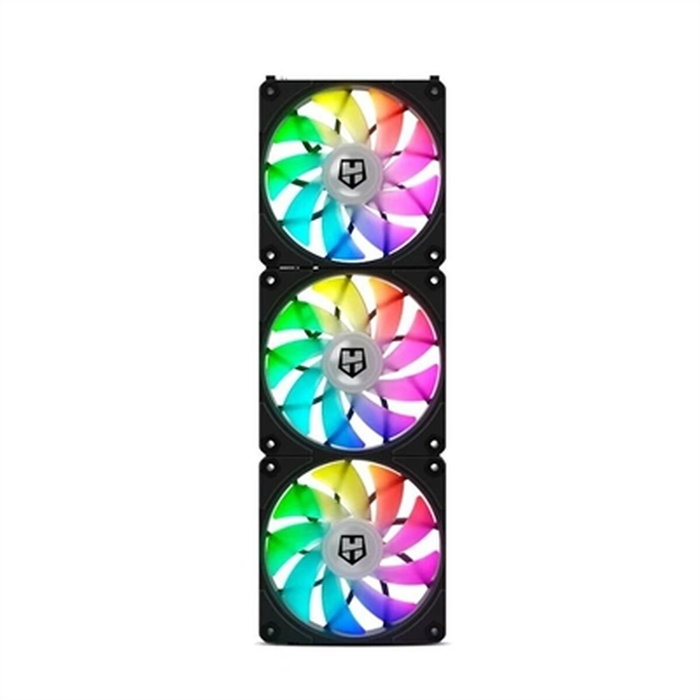 Nox Hummer Easy Link Kit de 3 Ventiladores ARGB Negros