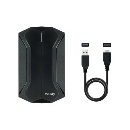 Tooq Caja Externa Gaming para Disco Duro 2.5" TQE-2599RGB USB 3.1 Sin Tornillos