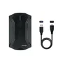 Tooq TQE-2599RGB Carcasa Externa Gaming para Discos 2.5 HDD/SSD Negro