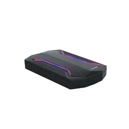 Tooq TQE-2599RGB Carcasa Externa Gaming para HDD/SSD de 2.5 pulgadas, Negro