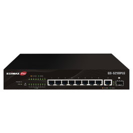 Edimax Switch Pro 10 puertos Gigabit PoE+ GS-5210PLG