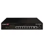 Edimax GS-5210PLG Switch gestionado Gigabit PoE+ 8 Puertos 10/100/1000 + 1 SFP Montaje en rack Negro