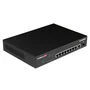 Edimax GS-5210PLG Switch gestionado Gigabit PoE+ 8 Puertos 10/100/1000 + 1 SFP Montaje en rack Negro