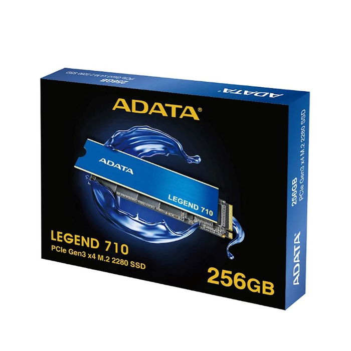 ADATA ALEG-710-2TCS SSD LEGEND 710 2TB PCIe Gen3 x4 NVMe M.2 2280, 3D NAND, Hasta 2400MB/s Lectura, con Disipador de Calor, Disco Duro Sólido Interno