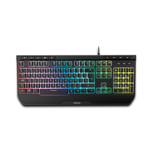 Krom Pack Gaming 4 en 1 KENYA. RGB NXKROMKENYA Teclado, Ratón, Auriculares y Alfombrilla para PC