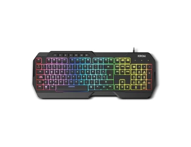 Krom Kenya Kit Gaming 4 en 1 con Teclado RGB, Ratón, Auriculares y Alfombrilla