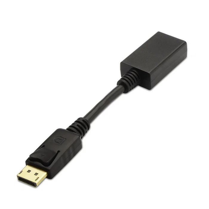AISENS Conversor DisplayPort Macho a HDMI Hembra Negro 15cm AISENS Conversor DisplayPort Macho a HDMI Hembra Negro 15cm