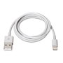 AISENS Cable Lightning a USB 2.0 Blanco 1m