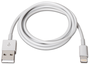 AISENS Cable Lightning a USB 2.0 Blanco 1m
