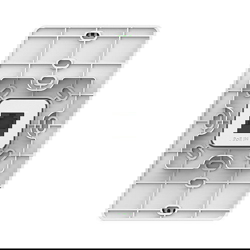 Grandstream GWN7624 Access Point In-Wall, Wi-Fi 6 1733 Mbps, Dual-Band 2.4/5GHz, PoE, 4 Puertos Gigabit Ethernet, 200 Usuarios