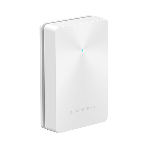 Grandstream GWN7624 Access Point In-Wall, Wi-Fi 6 1733 Mbps, Dual-Band 2.4/5GHz, PoE, 4 Puertos Gigabit Ethernet, 200 Usuarios