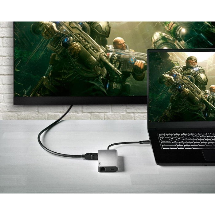 NGS WonderDock8 Adaptador USB-C 8 en 1 Plata