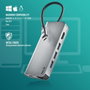 NGS WonderDock8 Adaptador USB-C 8 en 1 Plata