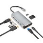 NGS WonderDock8 Adaptador USB-C 8 en 1 Plata