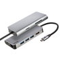 NGS WonderDock8 Adaptador USB-C 8 en 1 Plata