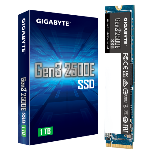 Gigabyte Gen3 2500E SSD 1TB M.2 NVMe Gigabyte Gen3 2500E SSD 1TB M.2 NVMe