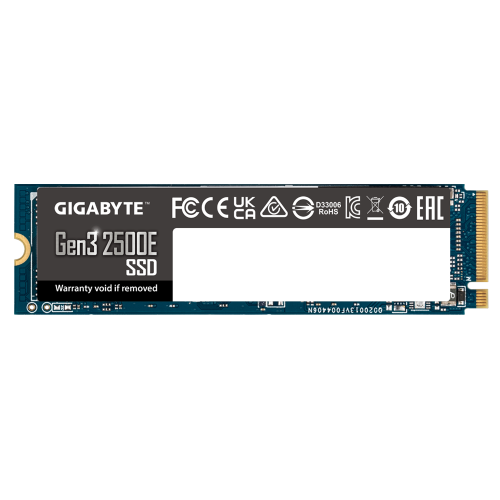 Gigabyte Gen3 2500E SSD 1TB M.2 NVMe Gigabyte Gen3 2500E SSD 1TB M.2 NVMe