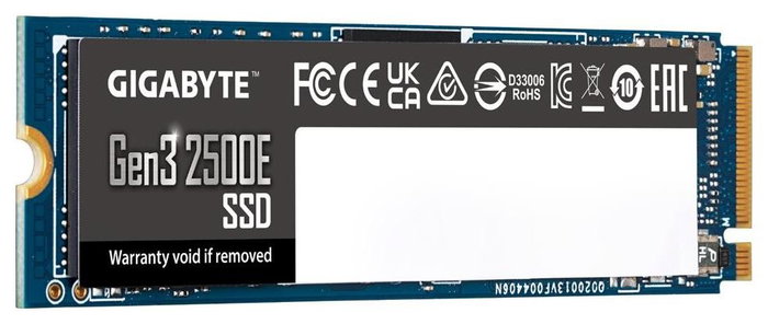 Gigabyte Gen3 2500E SSD 1TB M.2 NVMe Gigabyte Gen3 2500E SSD 1TB M.2 NVMe