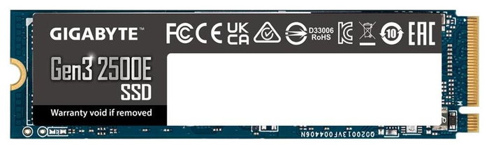 Gigabyte Gen3 2500E SSD 1TB M.2 NVMe Gigabyte Gen3 2500E SSD 1TB M.2 NVMe