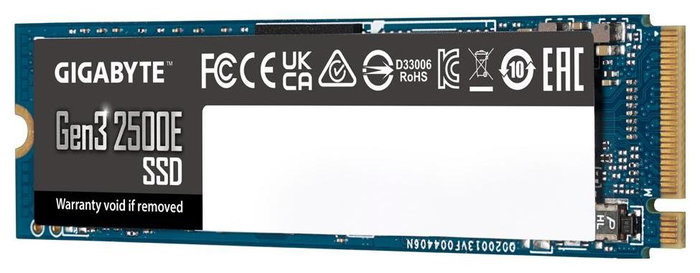 Gigabyte Gen3 2500E SSD 1TB M.2 NVMe Gigabyte Gen3 2500E SSD 1TB M.2 NVMe