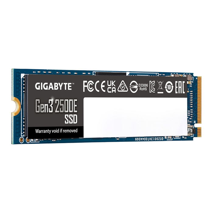 Gigabyte 2500E 1TB NVMe Gen3 PCI-E 3.0 SSD, Velocidad de Lectura 2400 MB/s para PC/Portátil