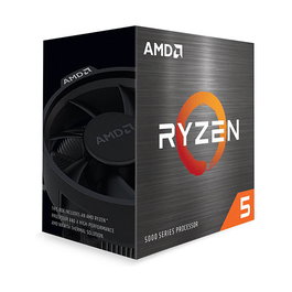 AMD Ryzen 5 5600 Procesador 6 Núcleos 12 Hilos 3.5 GHz Base 4.4 GHz Turbo 65W AM4 Caja con Ventilador (BOX)