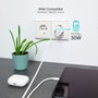 Tooq Cargador de Pared GaN USB-C/PD 30W Blanco