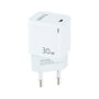 Tooq Cargador de Pared GaN USB-C/PD 30W Blanco