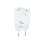 Tooq Cargador de Pared GaN USB-C/PD 30W Blanco