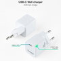 Tooq Cargador de Pared USB-C PD20W Blanco