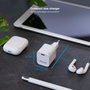 Tooq Cargador de Pared USB-C PD20W Blanco