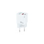 TOOQ Cargador de Pared GaN 30W USB-C y USB-A Blanco TQWC-GANQCPD30WT