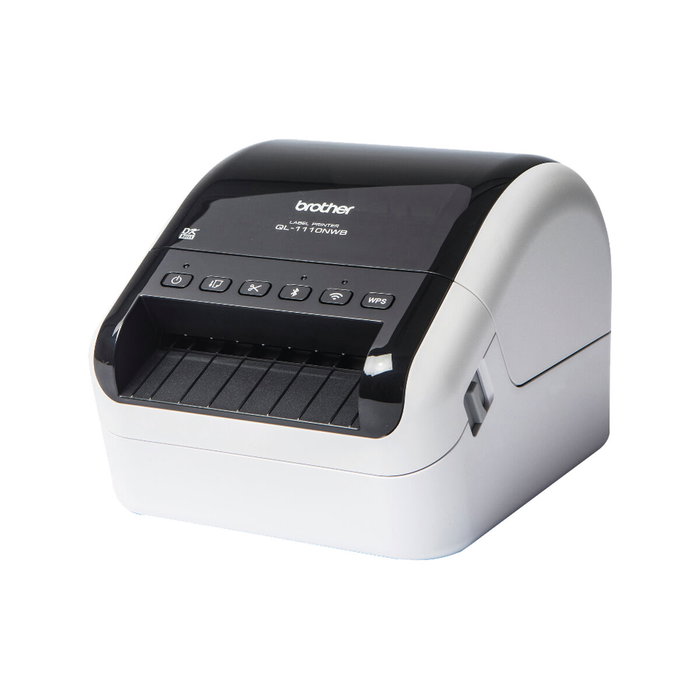 Brother QL-1110NWBC Impresora de Etiquetas Térmica Blanca y Negra con WiFi y Bluetooth Brother QL-1110NWBC Impresora de Etiquetas Térmica Blanca y Negra con WiFi y Bluetooth