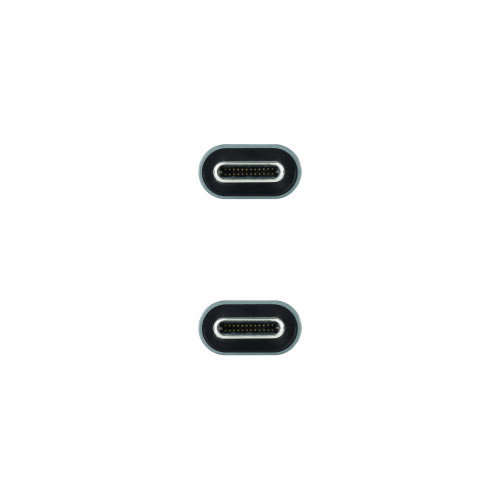 Nanocable Cable USB-C 3.2 Gen2x2 20Gbps 100W 2m Negro Nanocable Cable USB-C 3.2 Gen2x2 20Gbps 100W 2m Negro