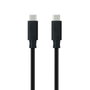 Nanocable Cable USB-C a USB-C 3.1 Gen2 10Gbps 100W 0,5 m Negro
