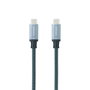 Nanocable Cable USB-C a USB-C 3.1 Gen2 10Gbps 5A 4K/60Hz Gris/Negro 0.5 m