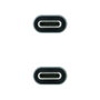 Nanocable Cable USB 3.2 Tipo-C a Tipo-C 100W 20Gbps 1m Gris y Negro