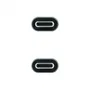 Nano Cable 10.01.4301 Cable USB 3.2 Gen2x2 Tipo-C Macho a Tipo-C Macho, 20Gbps, 100W/5A, 1m, Gris y Gris y Negro