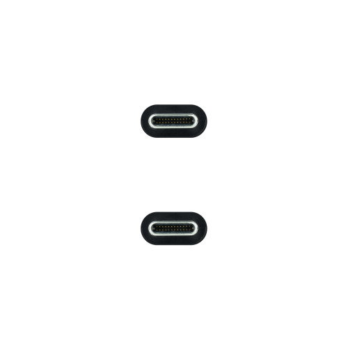 Nanocable Cable USB-C a USB-C 1,5 m 10Gbps 100W Negro Nanocable Cable USB-C a USB-C 1,5 m 10Gbps 100W Negro