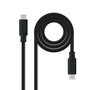 Nanocable Cable USB-C a USB-C 1,5 m 10Gbps 100W Negro
