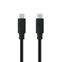 Nanocable Cable USB-C a USB-C 1,5 m 10Gbps 100W Negro