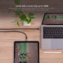 Nanocable Cable USB-C a USB-C 3.1 Gen2 10Gbps 5A, 4K/60Hz, 1.5 m, Gris/Negro