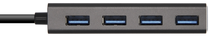 Aisens Hub USB 3.1 USB-C a 4 Puertos USB 3.0, Gris Aisens Hub USB 3.1 USB-C a 4 Puertos USB 3.0, Gris